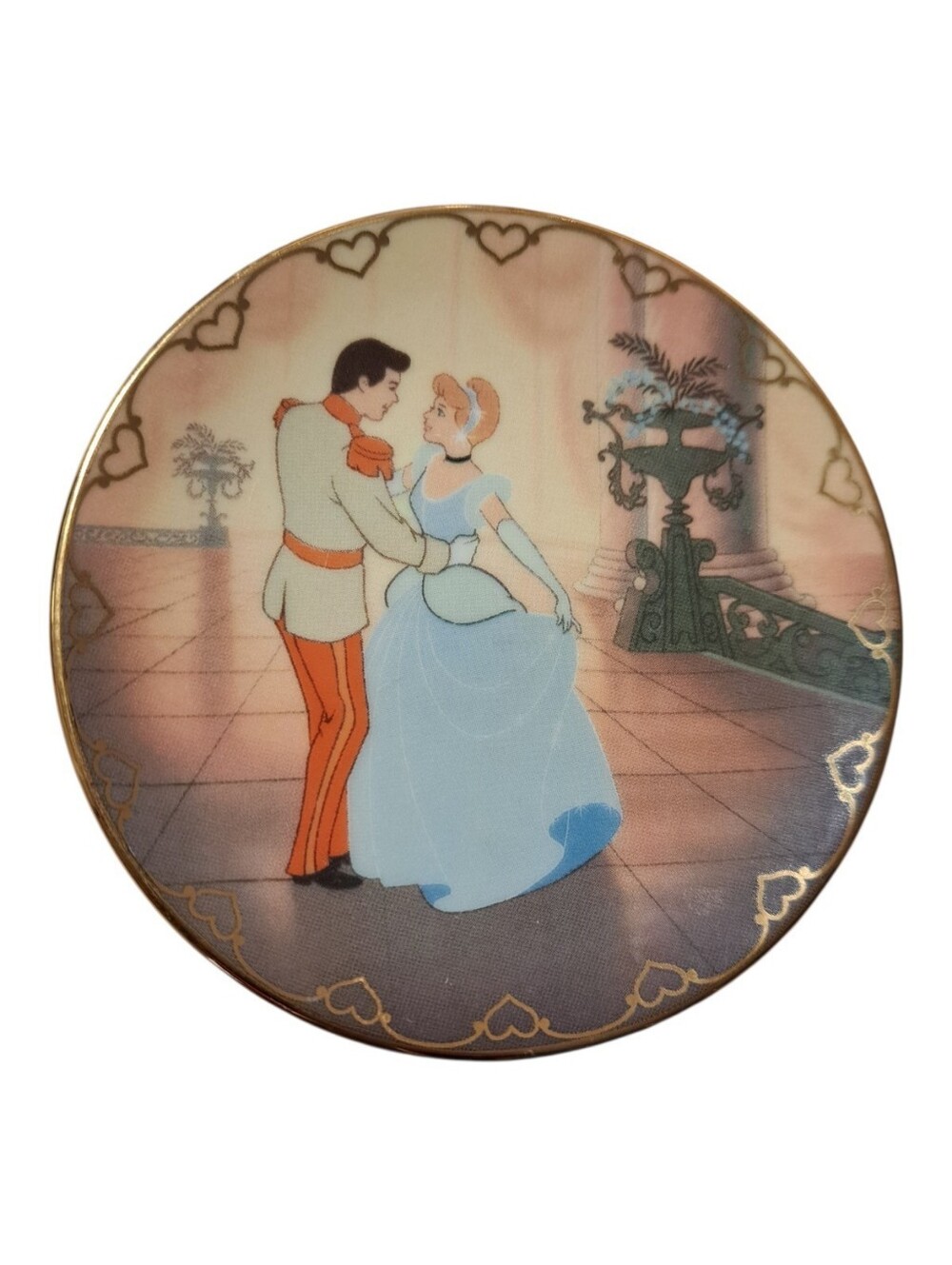 Disney Masterpiece Collection Mini Plate "So This Is Love" Cinderella Bradford